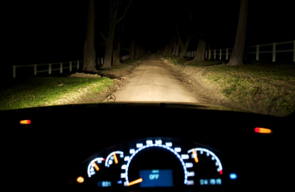 Driving at night