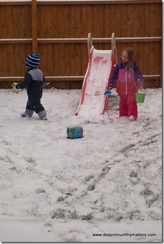 Snow play