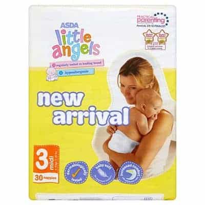 Review: Little Angels Nappies by Asda 4