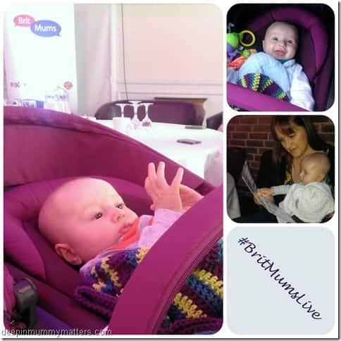 Attending #BritMumsLive with a baby . . . 1