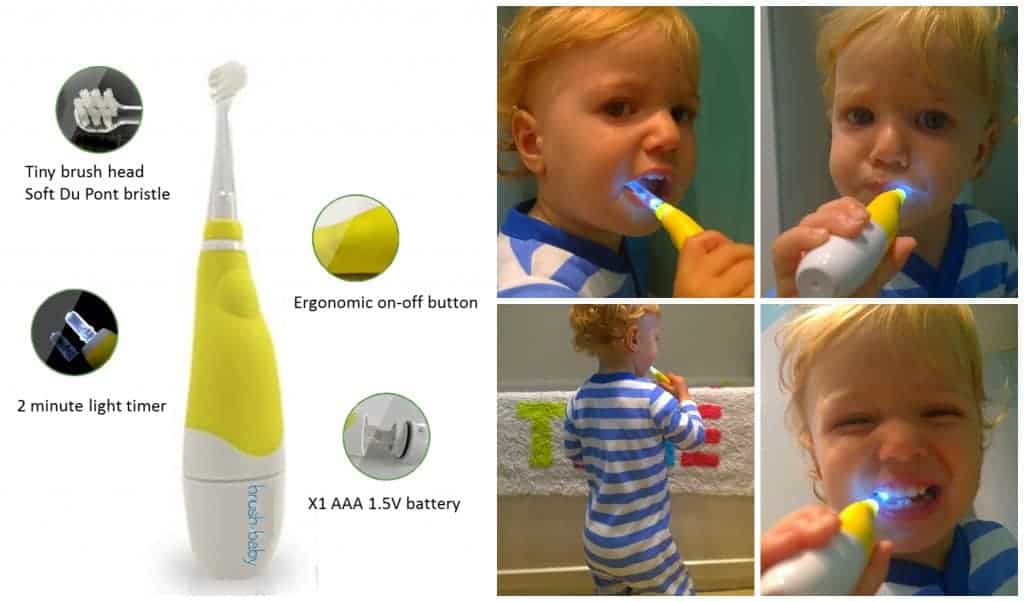 Baby battery deals toothbrush