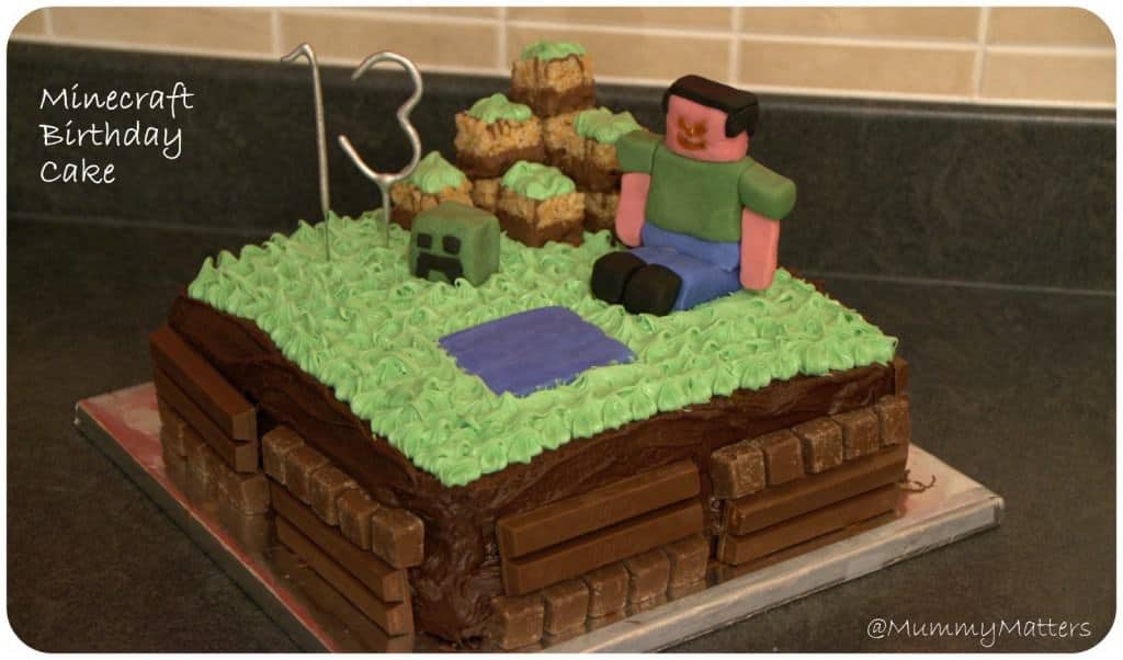 Easy DIY Minecraft Cake | And Next Comes L - Hyperlexia Resources