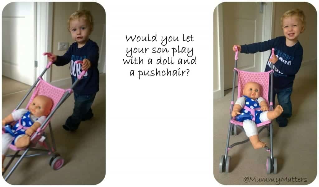 Would You Let Your Son Play With A Doll And Pushchair Mummy Matters Parenting And Lifestyle