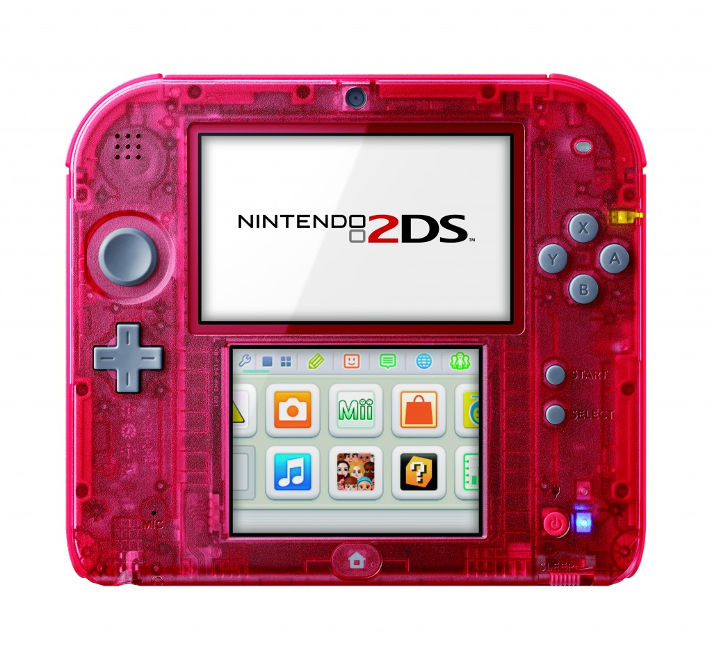 Transparent Red 2DS