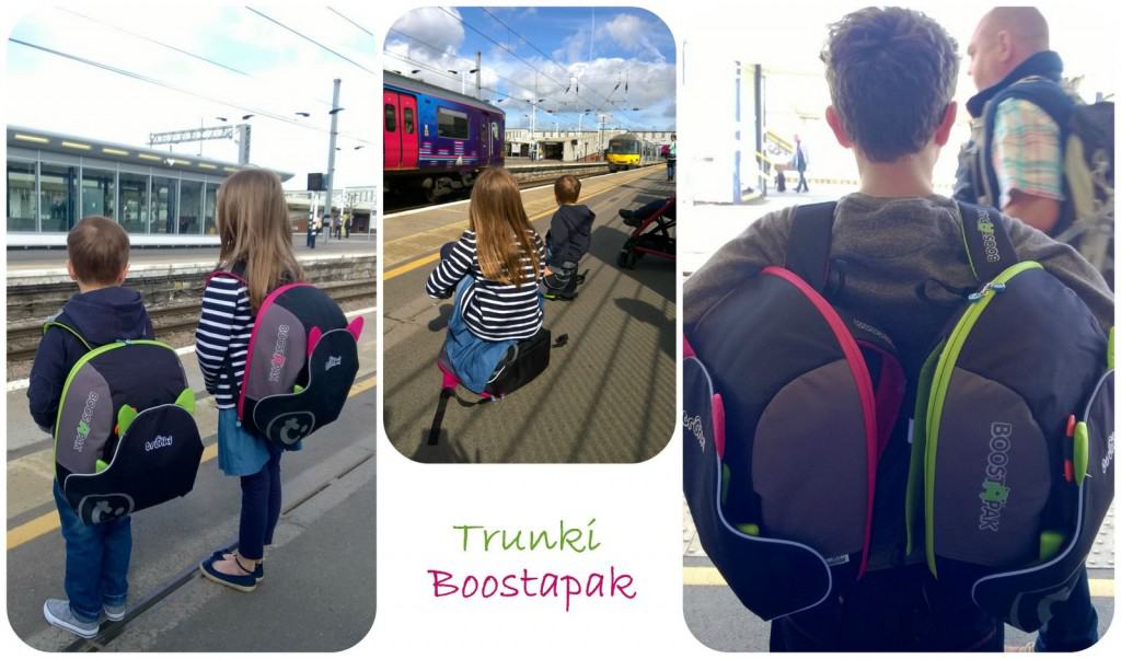 Trunki Boostapak is a versatile travel accessory which children can carry themselves, fill with their treasures and can be used on multiple modes of transport.