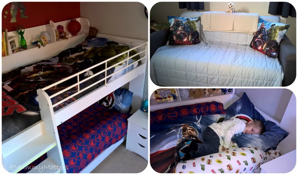 Marvel Avengers Bedroom Finishing, Avengers Bunk Beds