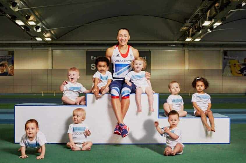 Jessica Ennis Pampers Little Champions