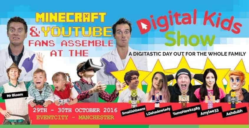 Minecaft Master Vloggers Centre Stage At The Digital Kids Show - roblox we are so happy with netty plays amy lee33