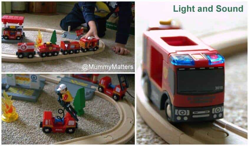 brio fire and rescue set