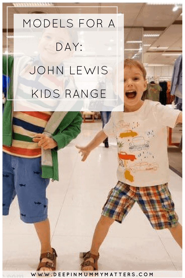 MODELS FOR A DAY: JOHN LEWIS KIDS RANGE