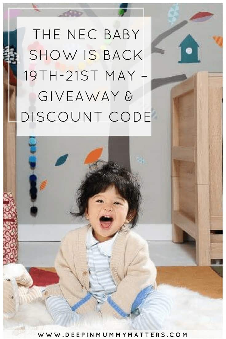 THE NEC BABY SHOW IS BACK 19TH-21ST MAY – GIVEAWAY & DISCOUNT CODE
