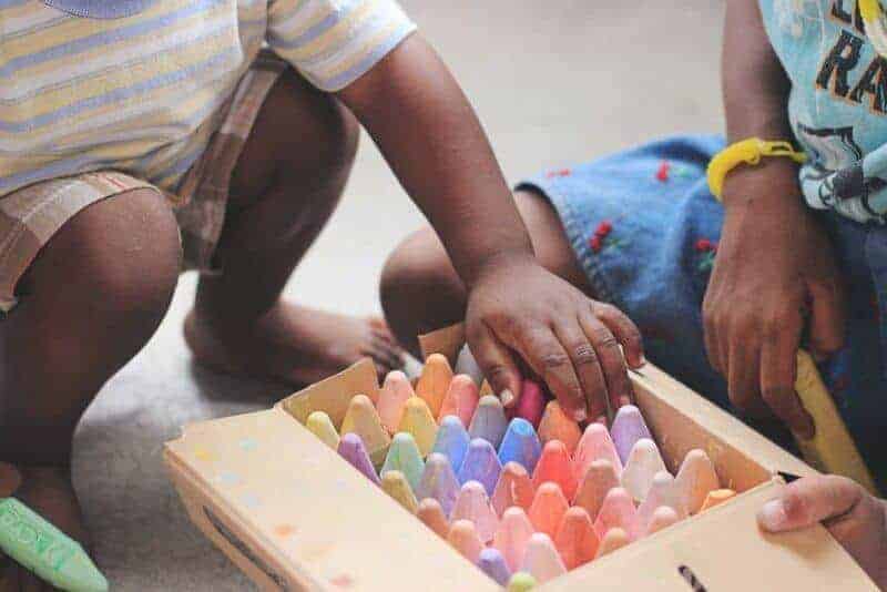 Chalk crayons