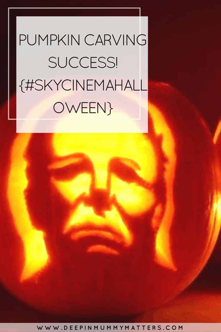 PUMPKIN CARVING SUCCESS! {#SKYCINEMAHALLOWEEN}