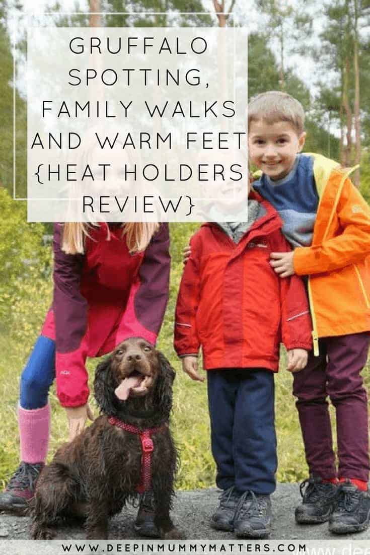 GRUFFALO SPOTTING, FAMILY WALKS AND WARM FEET {HEAT HOLDERS REVIEW}