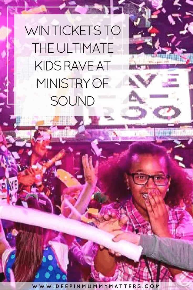 WIN TICKETS TO THE ULTIMATE KIDS RAVE AT MINISTRY OF SOUND