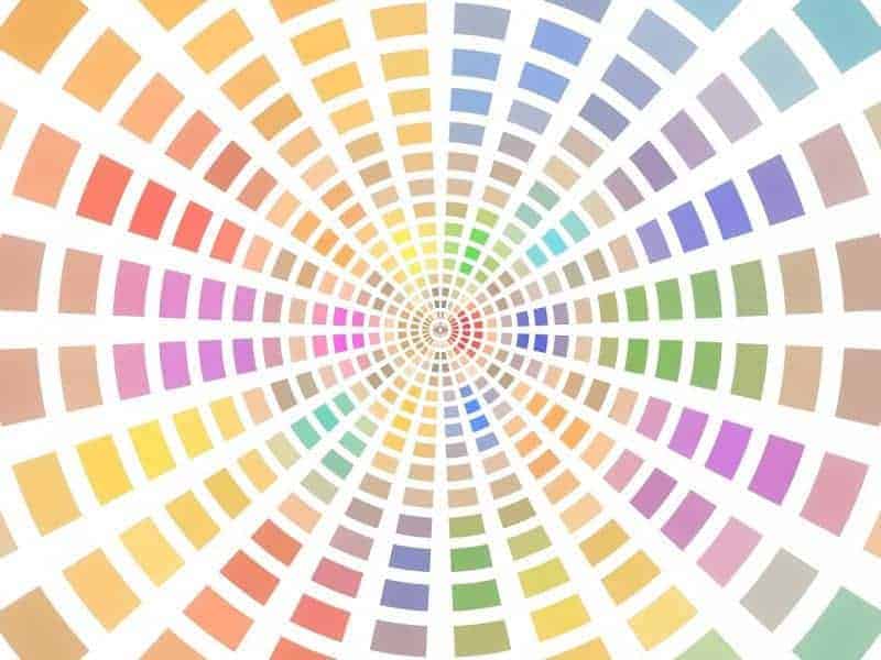 Pastel colours