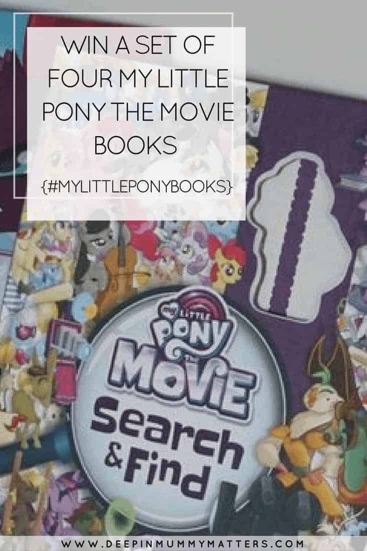 WIN A SET OF FOUR MY LITTLE PONY THE MOVIE BOOKS 