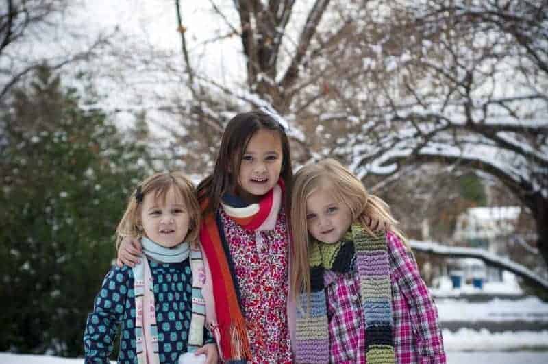 Dressing the kids for winter