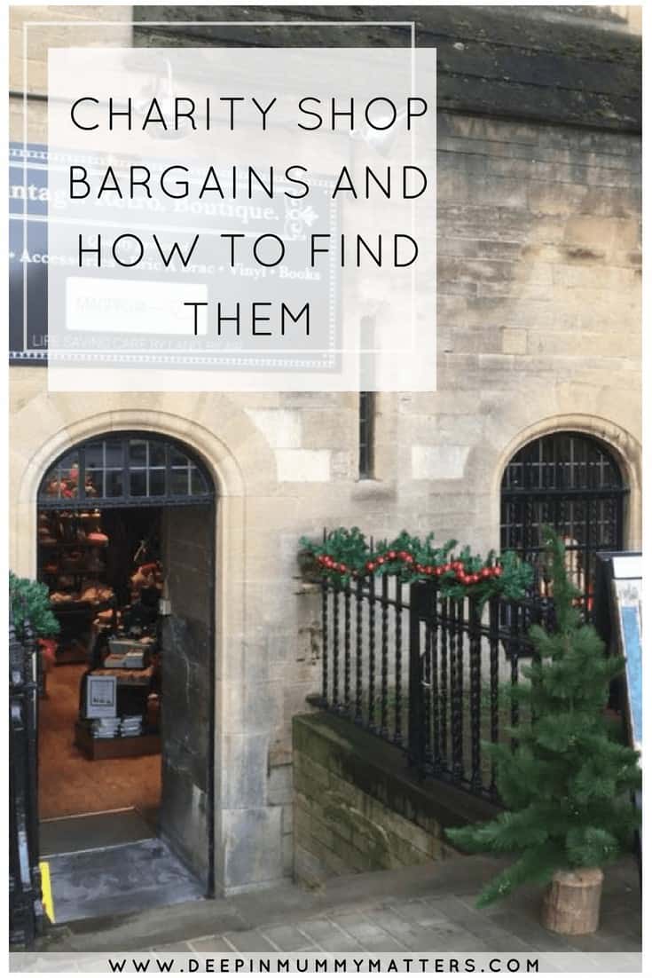 CHARITY SHOP BARGAINS AND HOW TO FIND THEM