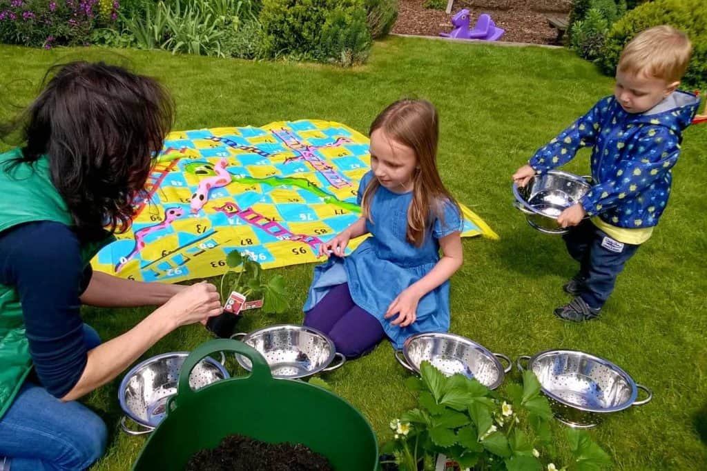 Gardening with children
