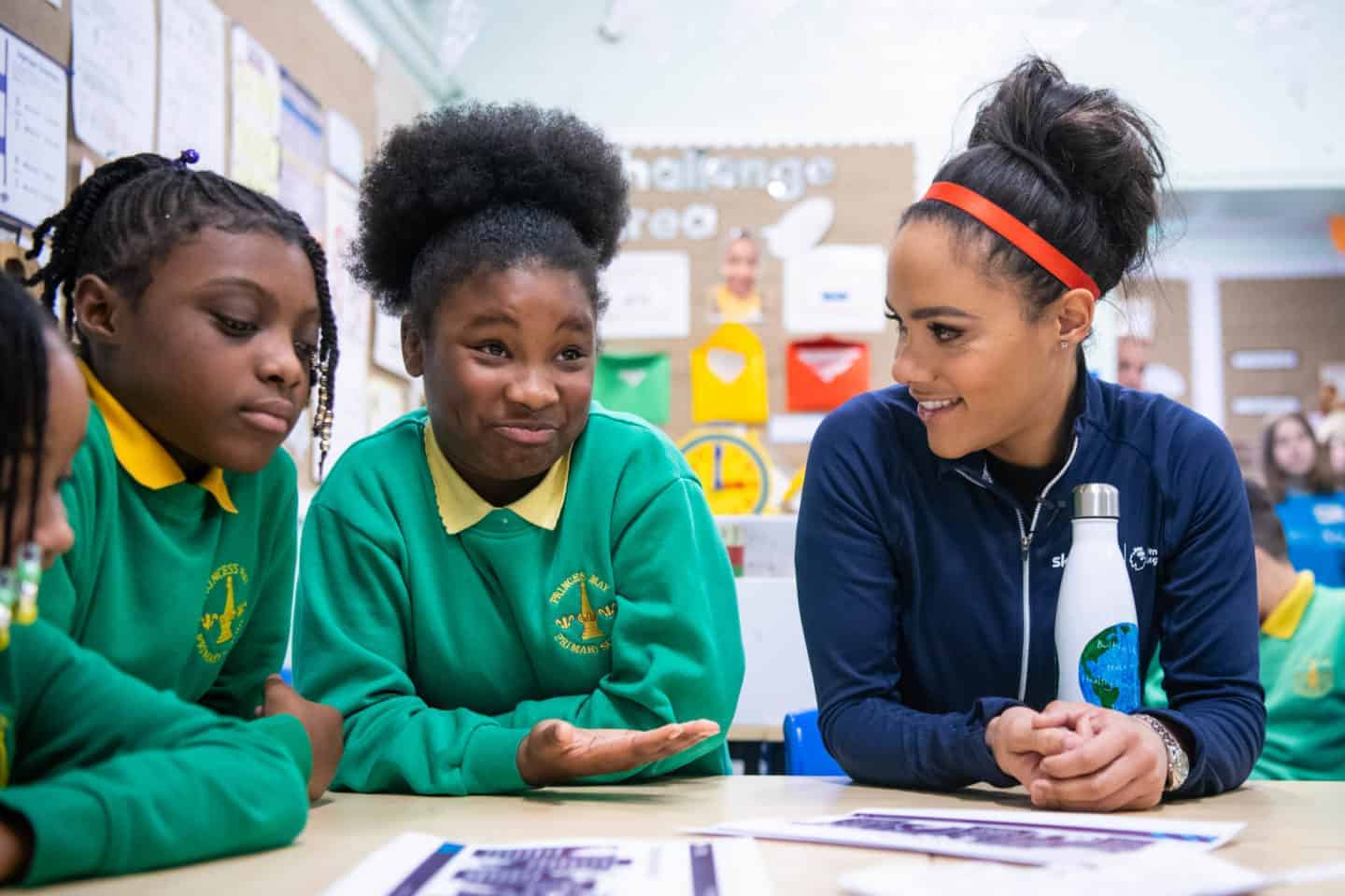 Alex Scott challenges school children to give single-use plastic the boot