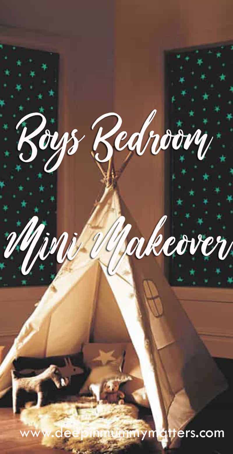 Boys Bedroom Mini Makeover