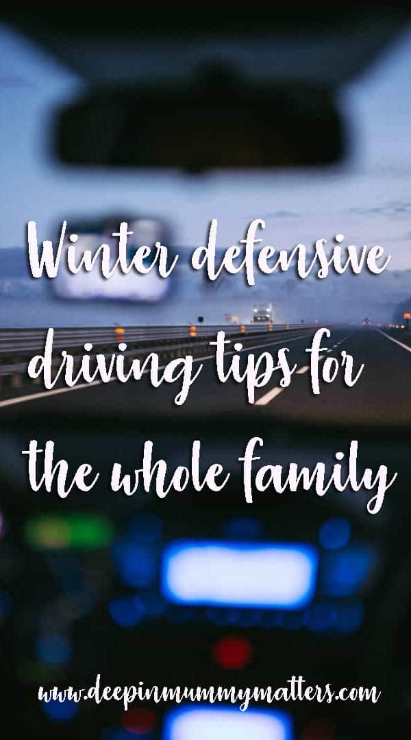 Winter defensive driving tips for the whole family