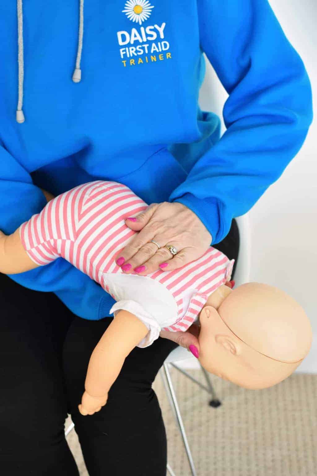 Daisy First Aid, Baby Back Blows Choking, www.daisyfirstaid.com