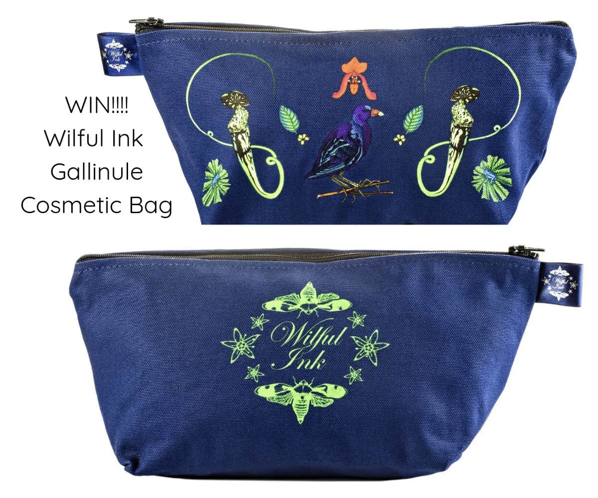 WIN!!!! Gallinule Costmetic Bag from Wilful Ink