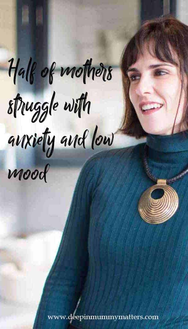 Half of all mothers suffer with anxiety and low mood