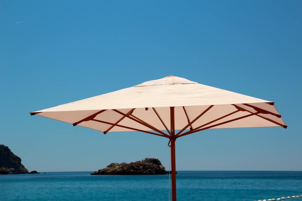 Parasol by the sea