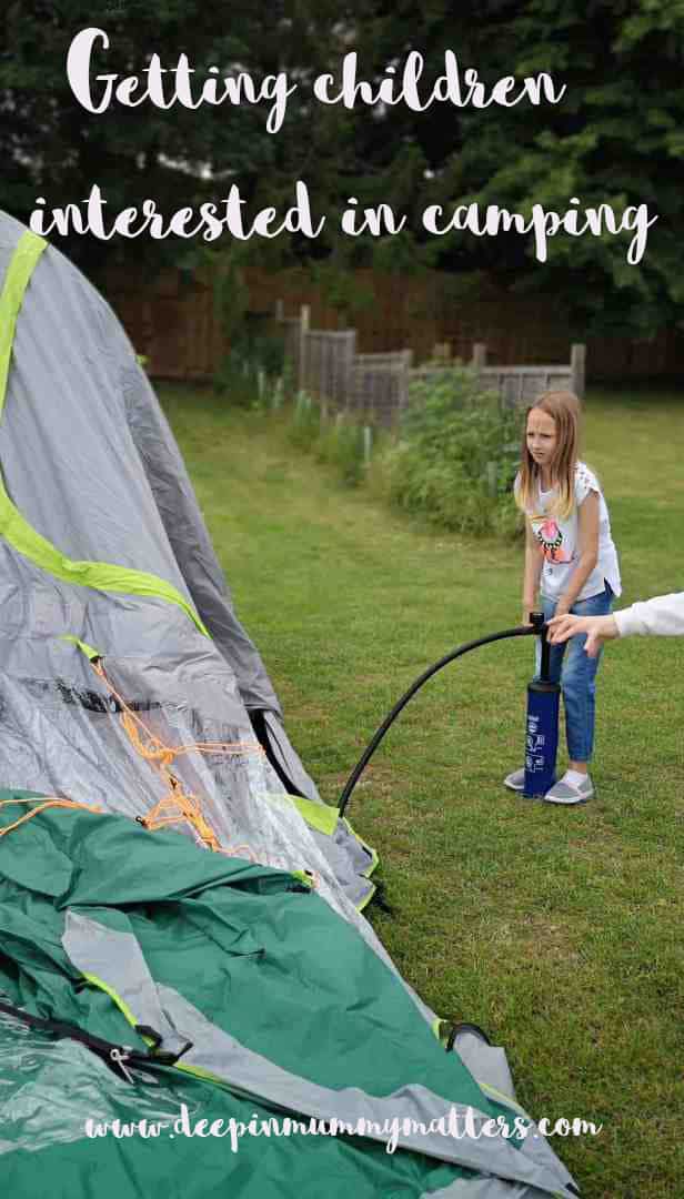 children camping