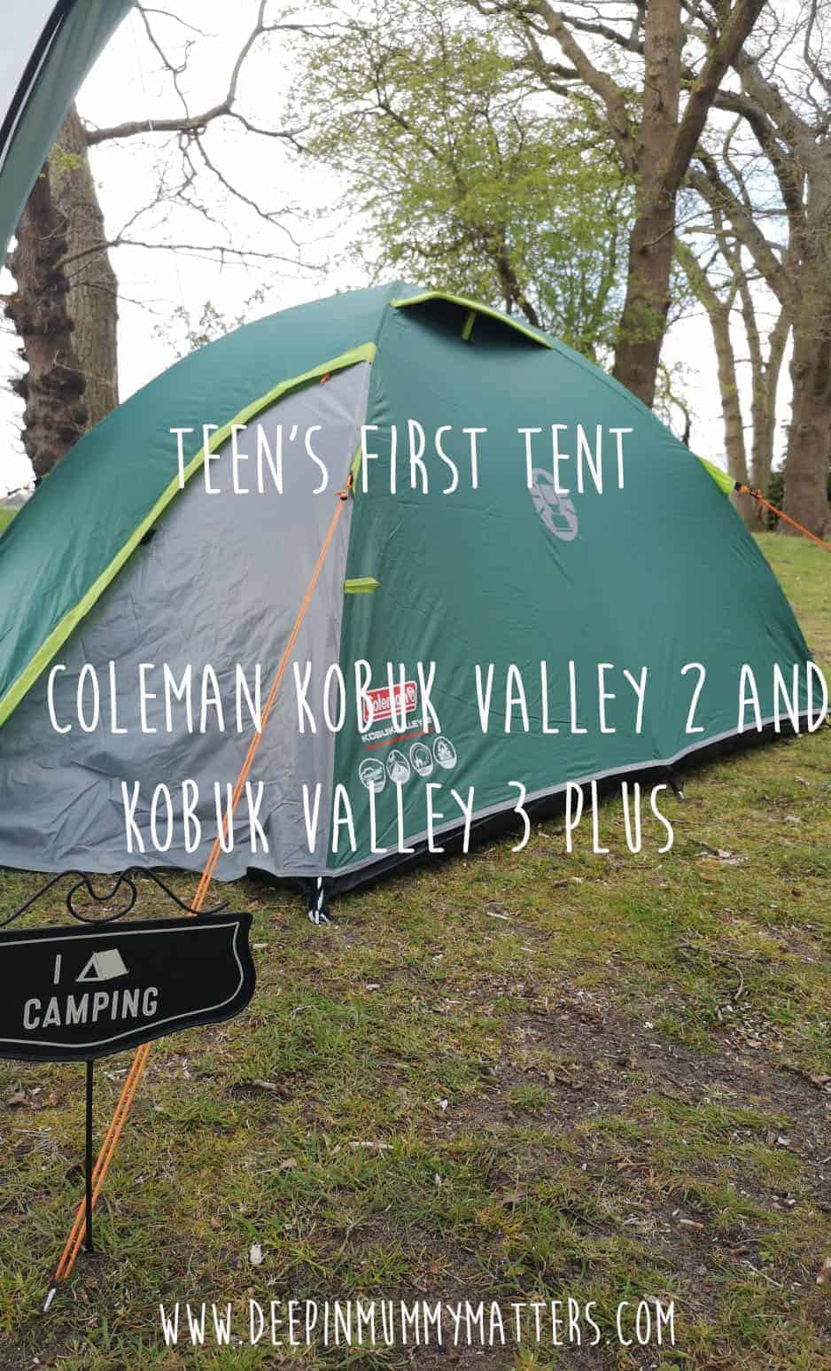 Teen's First Tent - Coleman Kobuk Valley 2 and Kobuk Valley 3 Plus 1