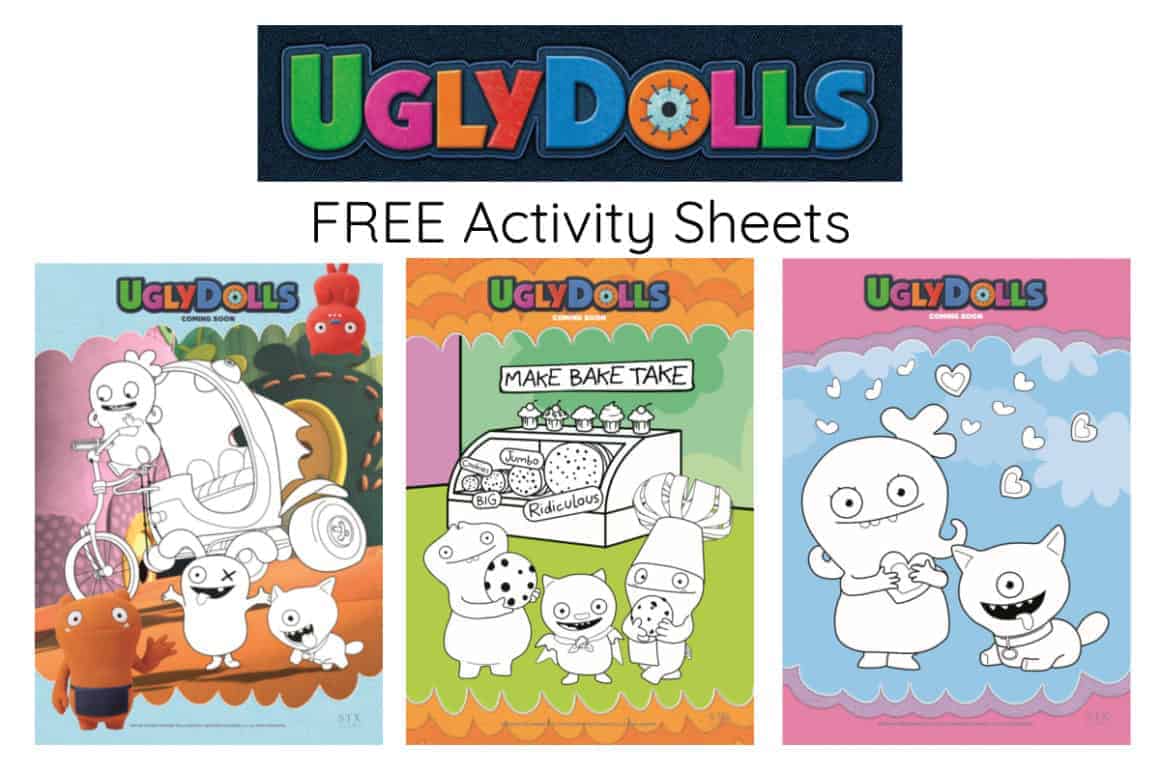 Uglydolls Activity Sheets