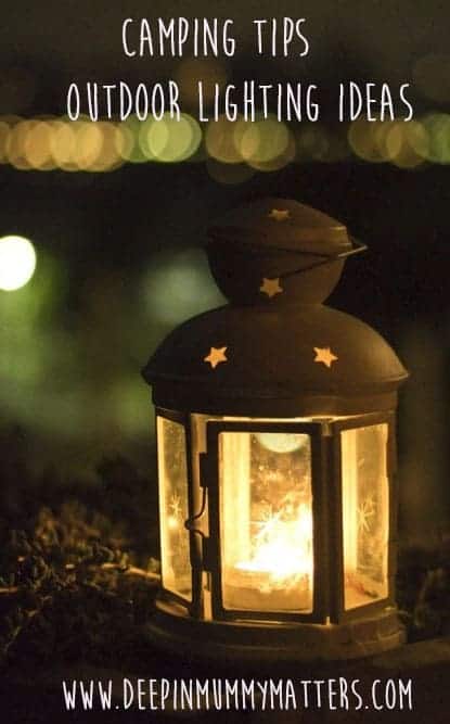 Camping tips outdoor lighting