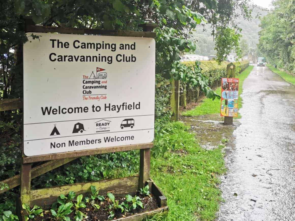 Hayfield Camping and Caravanning Club Site