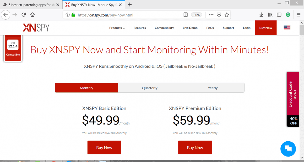 XNSPY Monthly Packages