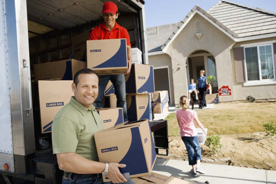 Removal man with a van