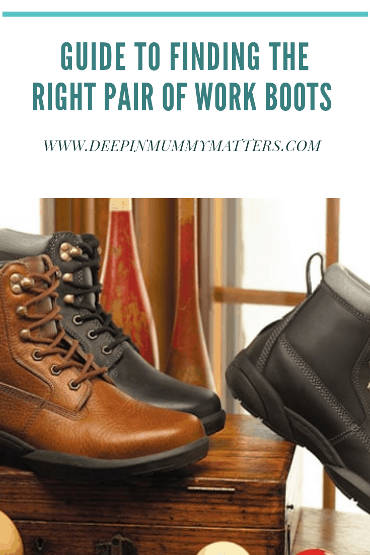 finding the right pair of work boots