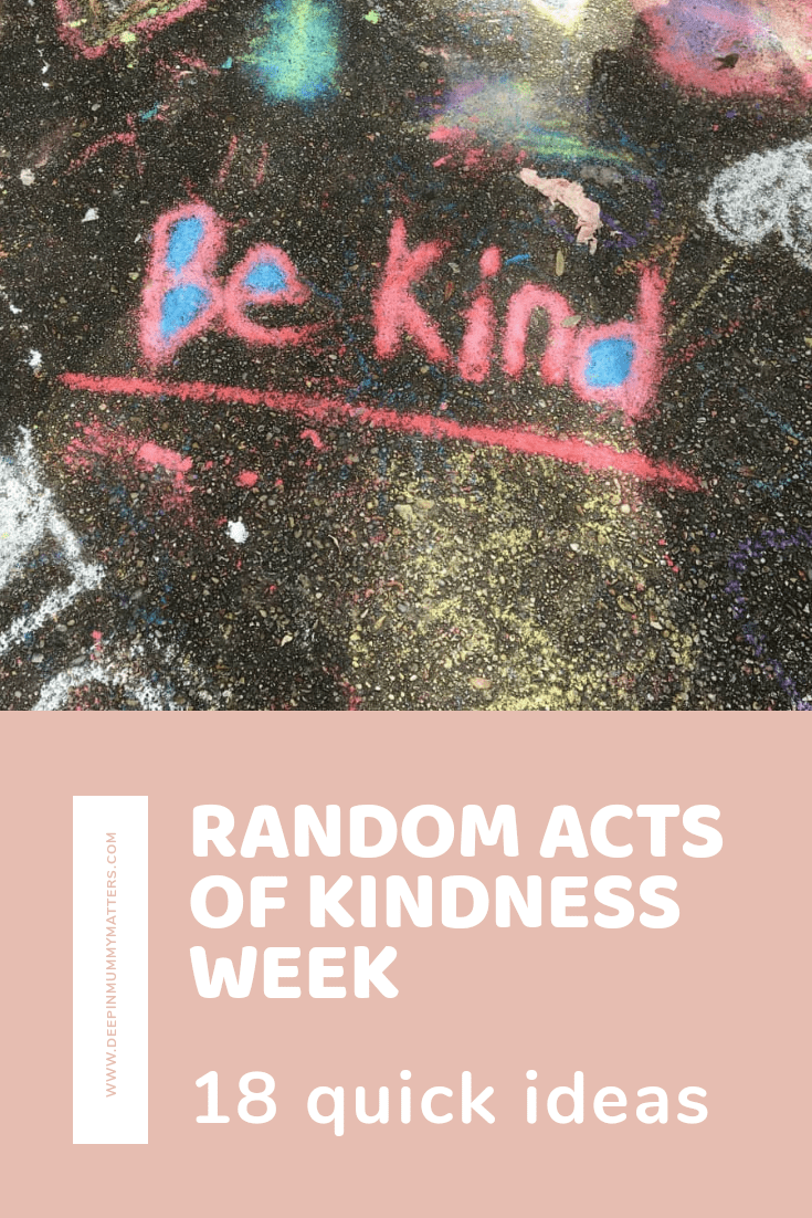 Random Acts of Kindness week