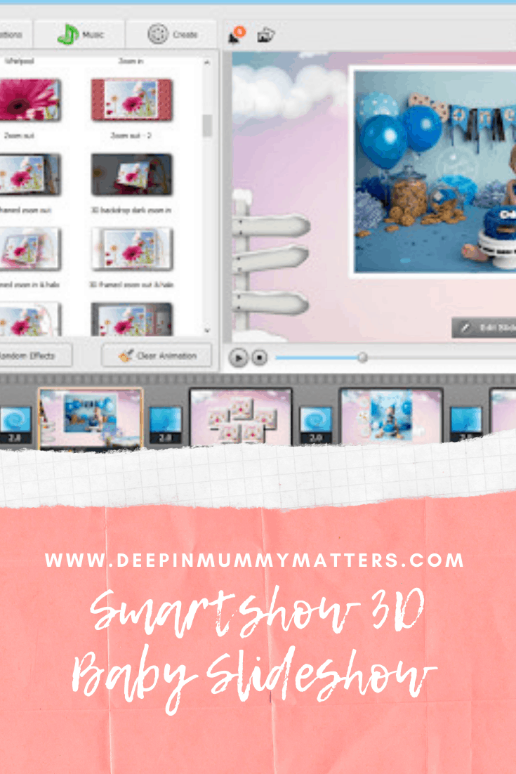 Smartshow 3D Baby Slideshow