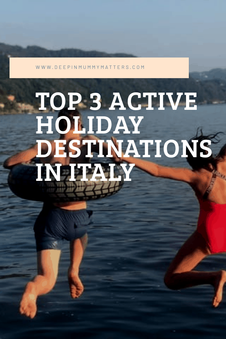 Top 3 active outdoor holiday destinations in Italy