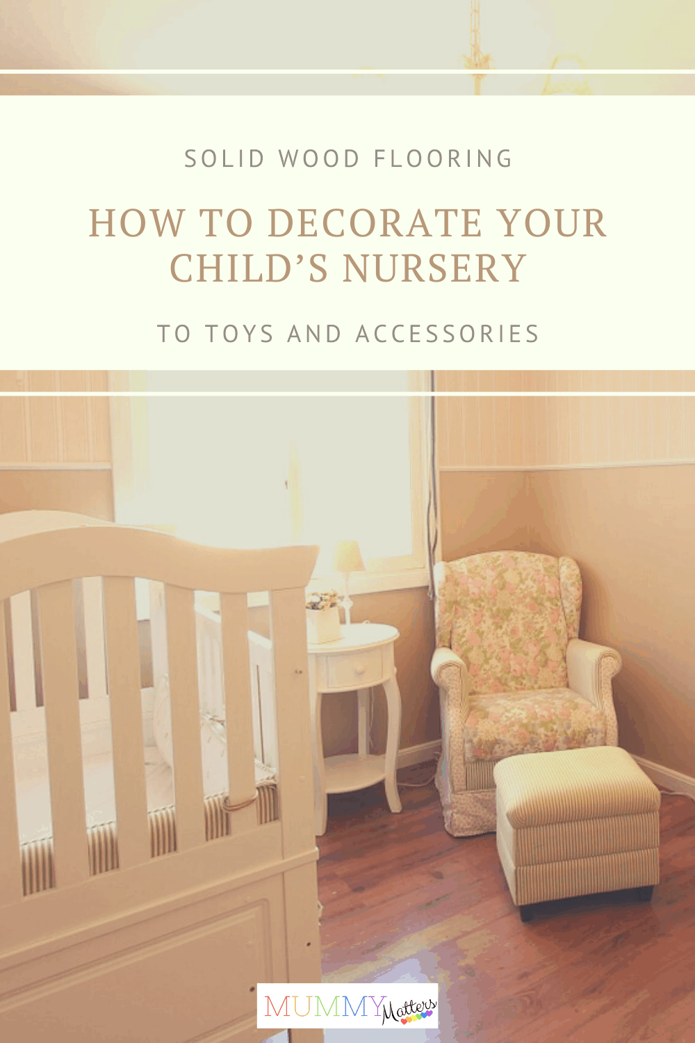 How to decorate a child's nursery