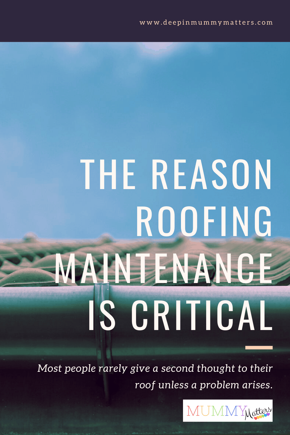 The expected life of a roof is 15-30 years. If you don't take care of it; you may have to replace it much sooner. Here is why roofing maintenance is critical.