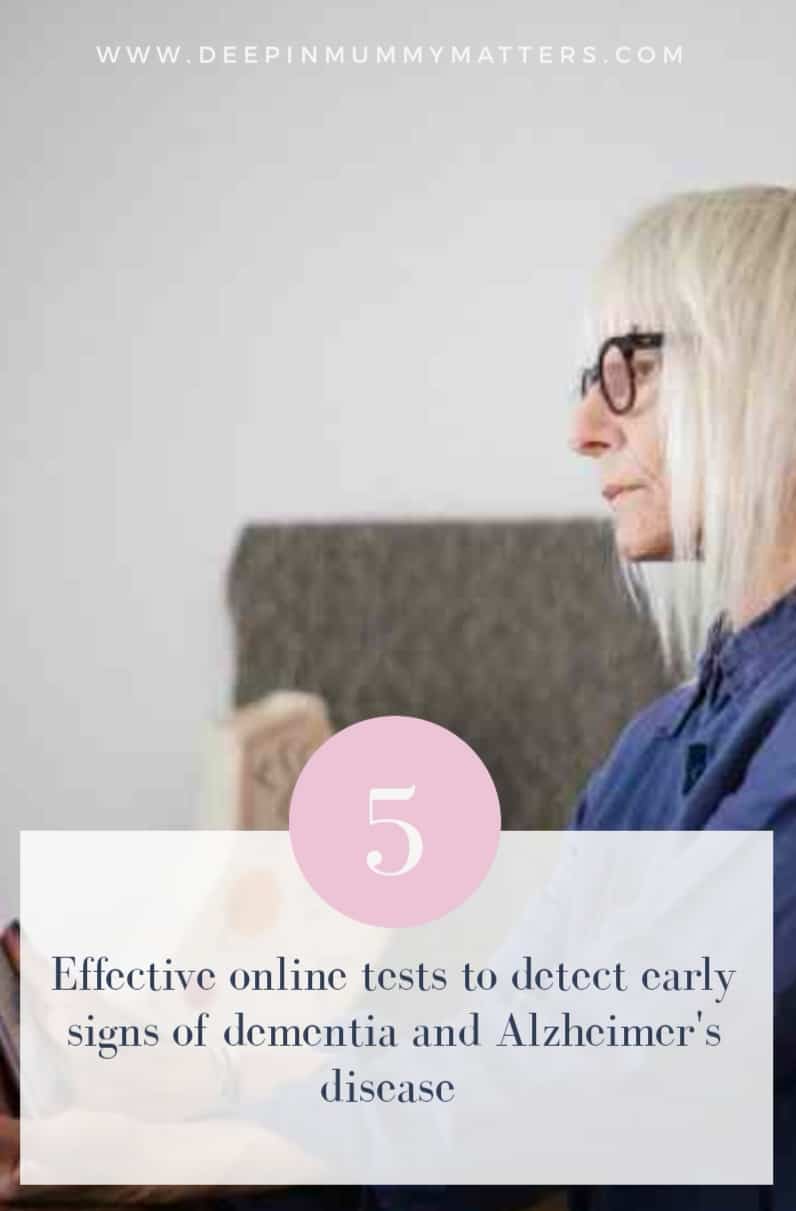 5 effective online tests to detect early signs of dementia and Alzheimer’s disease 1