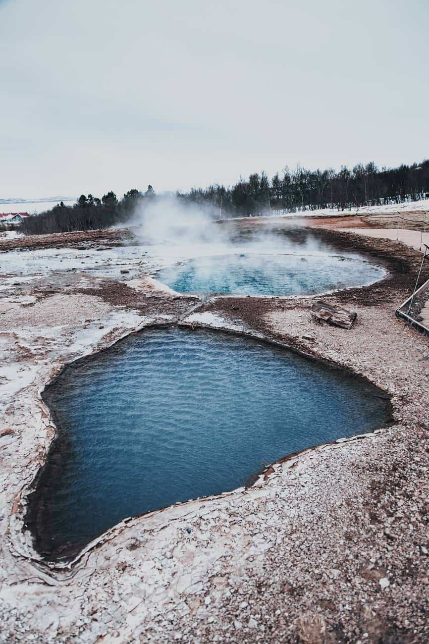 Icelandic hot spring