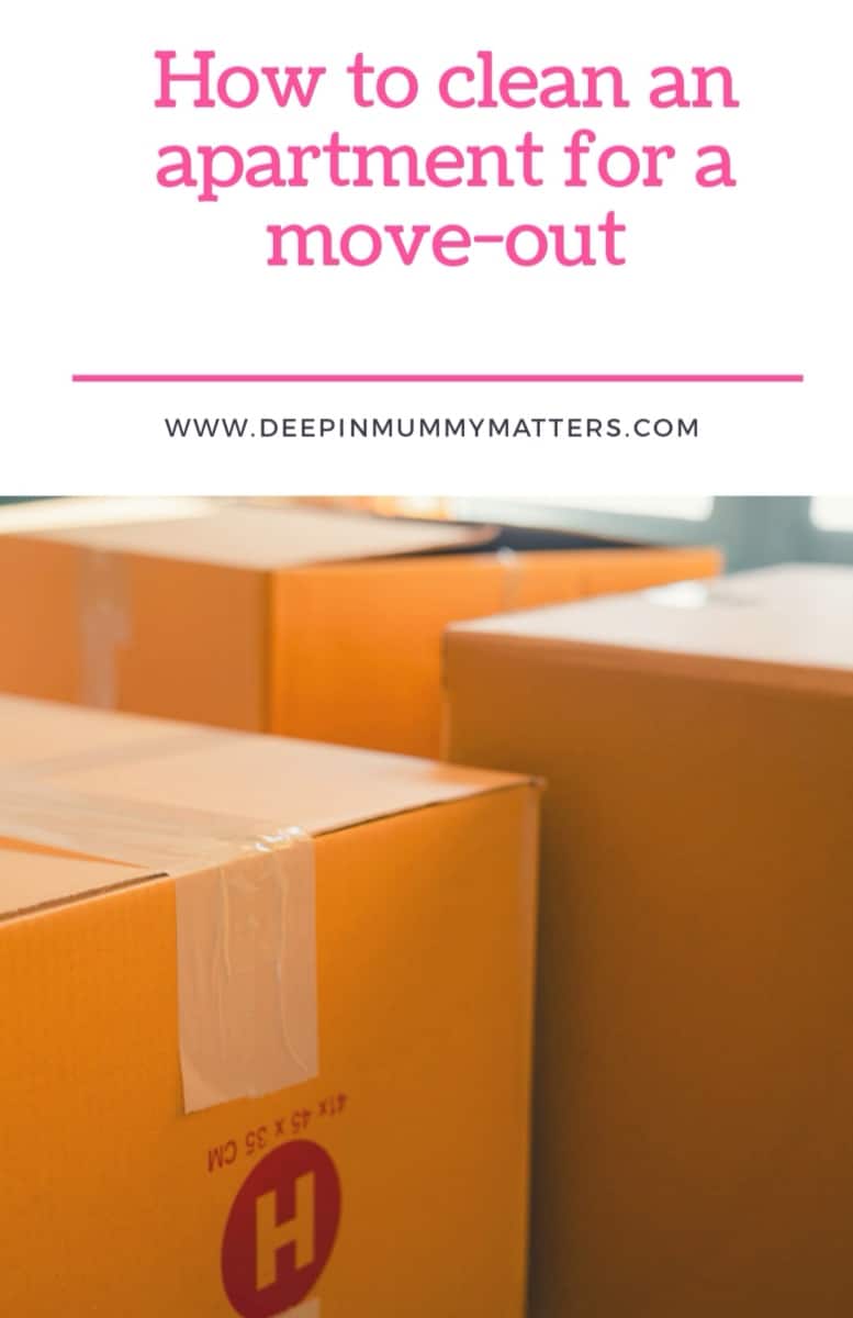 Tips to Clean an Apartment for a Move-Out 1