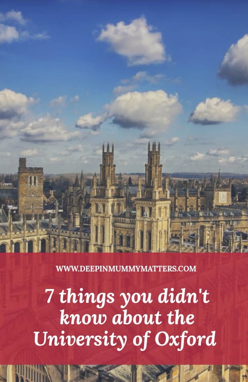 7 Things you didn’t know about the University of Oxford 1