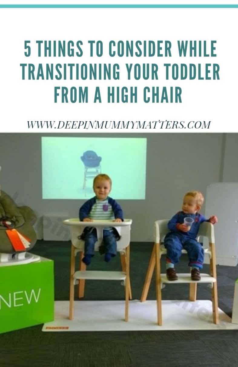 5 Things to Consider While Transitioning Your Toddler from a High Chair 1