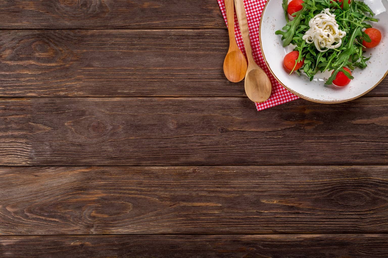 table on wooden plank